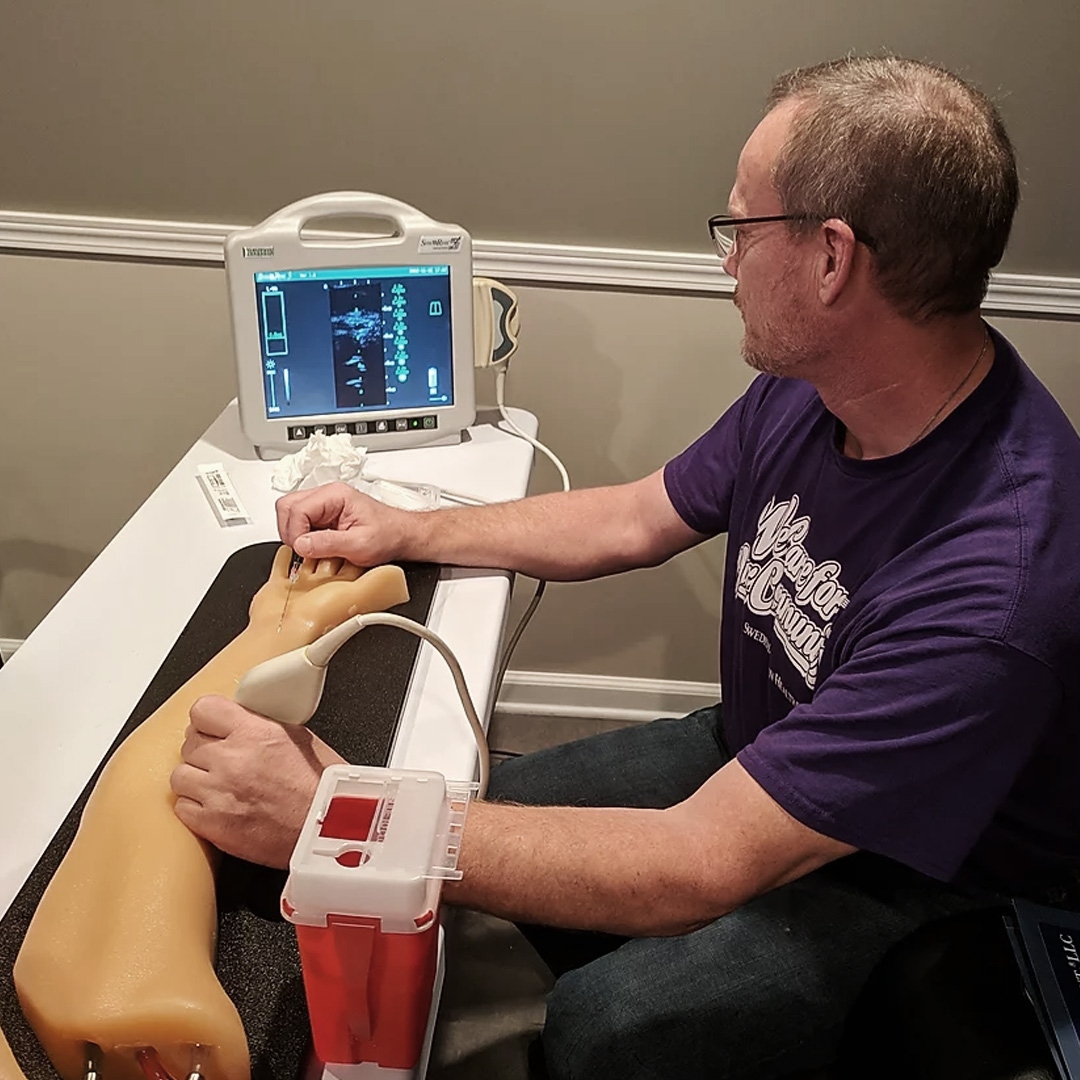 Ultrasound Guided IV Insertion Skills On Point